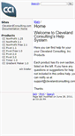 Mobile Screenshot of help.clevelandconsulting.com