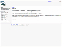 Tablet Screenshot of help.clevelandconsulting.com